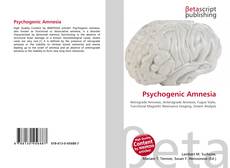 Buchcover von Psychogenic Amnesia