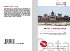 Couverture de Ulster Unionist Party
