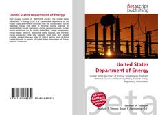 Buchcover von United States Department of Energy