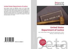 Copertina di United States Department of Justice