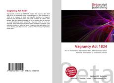 Couverture de Vagrancy Act 1824