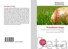 Capa do livro de Providence Grays 