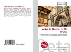 Capa do livro de Abtei St. Thomas in Alt Brünn 