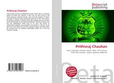 Capa do livro de Prithivraj Chauhan 