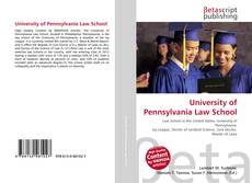 Copertina di University of Pennsylvania Law School
