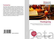 Capa do livro de Thanksgiving 