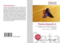 Capa do livro de Thomas Heyward, Jr. 