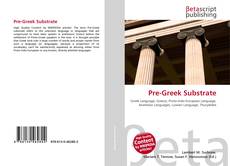 Copertina di Pre-Greek Substrate