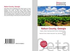 Capa do livro de Rabun County, Georgia 