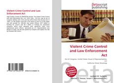 Capa do livro de Violent Crime Control and Law Enforcement Act 