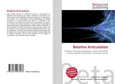 Capa do livro de Relative Articulation 