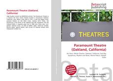 Paramount Theatre (Oakland, California) kitap kapağı