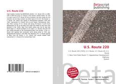 Capa do livro de U.S. Route 220 