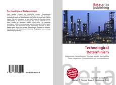 Capa do livro de Technological Determinism 