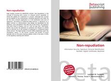 Capa do livro de Non-repudiation 