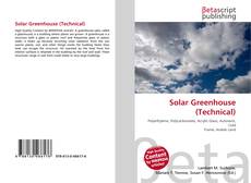 Capa do livro de Solar Greenhouse (Technical) 