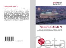 Capa do livro de Pennsylvania Route 73 