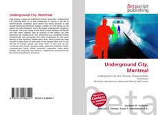 Capa do livro de Underground City, Montreal 