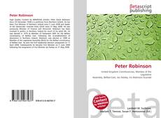 Capa do livro de Peter Robinson 