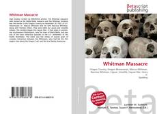 Capa do livro de Whitman Massacre 