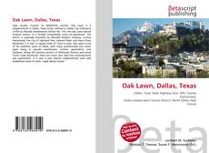 Capa do livro de Oak Lawn, Dallas, Texas 
