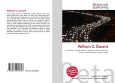 Capa do livro de William C. Durant 