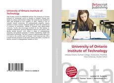 Capa do livro de University of Ontario Institute of Technology 