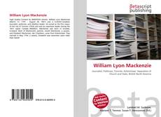 Capa do livro de William Lyon Mackenzie 