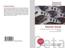 Capa do livro de Oleander (band) 