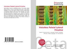 Capa do livro de Voiceless Palatal Lateral Fricative 