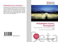 Capa do livro de Philadelphia County, Pennsylvania 