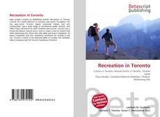 Capa do livro de Recreation in Toronto 