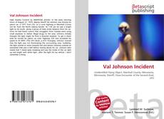 Capa do livro de Val Johnson Incident 