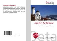 Capa do livro de Abtsdorf (Wittenberg) 