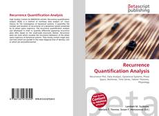 Capa do livro de Recurrence Quantification Analysis 