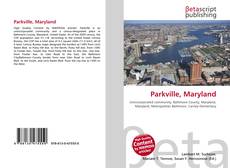 Capa do livro de Parkville, Maryland 
