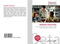 Capa do livro de Webster University 