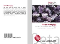 Copertina di Piano Pedagogy