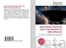 Buchcover von Abu'l Hasan Thabit ibn Qurra' ibn Marwan al-Sabi al-Harrani