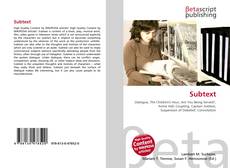Capa do livro de Subtext 