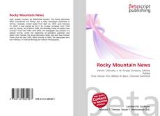 Rocky Mountain News的封面