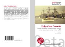 Capa do livro de Visby Class Corvette 