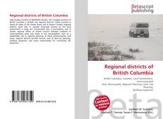 Couverture de Regional districts of British Columbia
