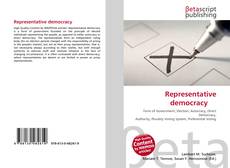 Representative democracy   kitap kapağı