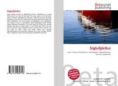 Siglufjörður kitap kapağı