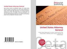Buchcover von United States Attorney General
