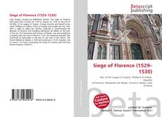 Buchcover von Siege of Florence (1529–1530)