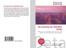 Buchcover von No Country for Old Men (Film)