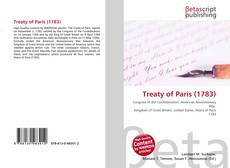 Capa do livro de Treaty of Paris (1783) 