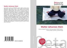 Capa do livro de Walter Johannes Stein 